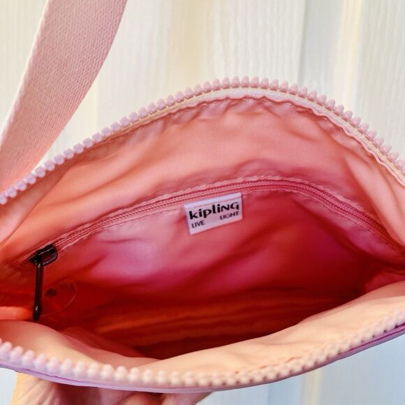 Kipling HB6877 Sebastian 52V Pink Surprise Crossbody Strap Jana Bag Charm NWT - Picture 4 of 15